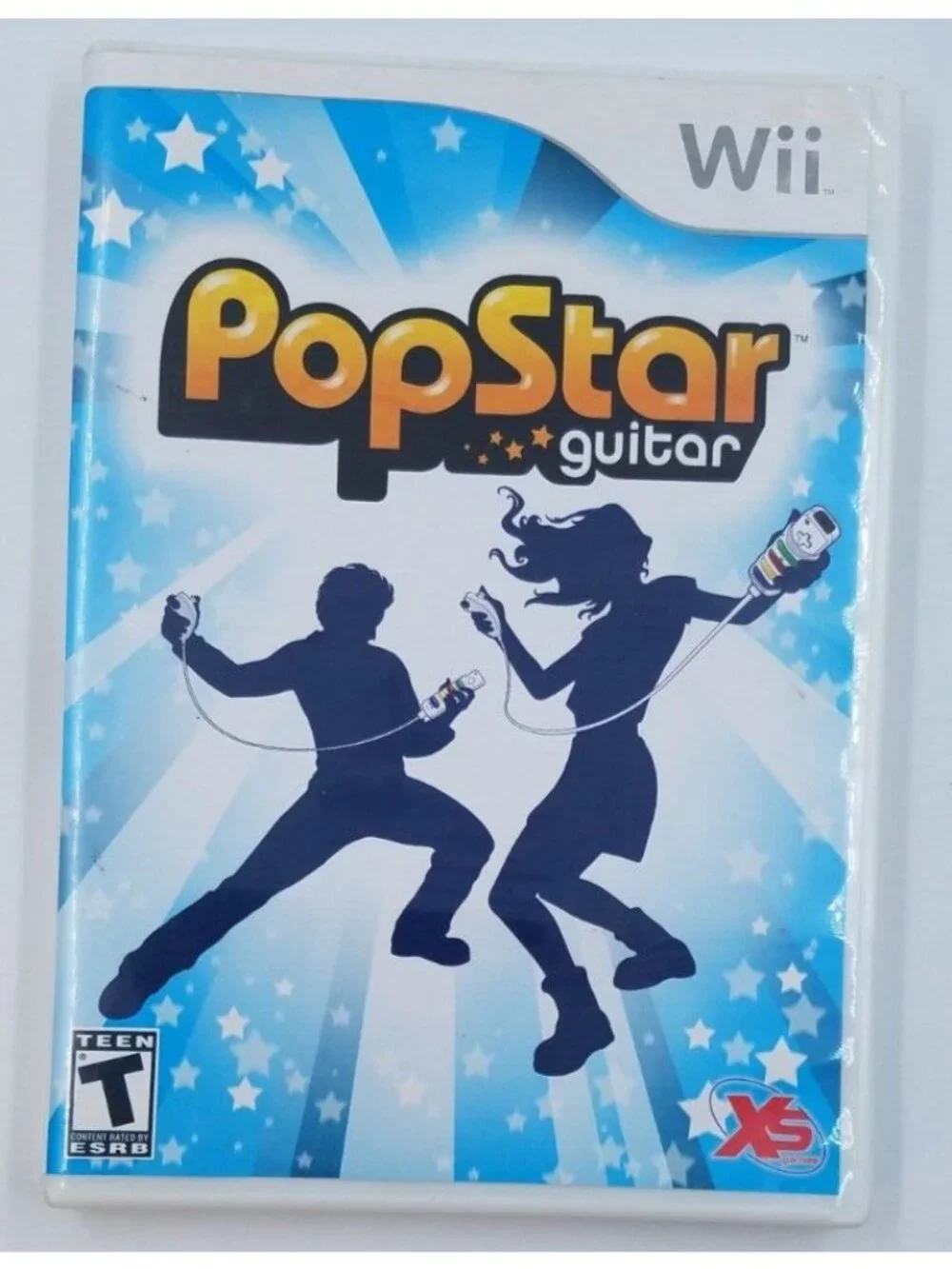 Pop Star Guitar - Nintendo Wii Game - with Manual & Case - Tested